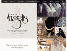 Tablet Screenshot of houseofangelis.ca